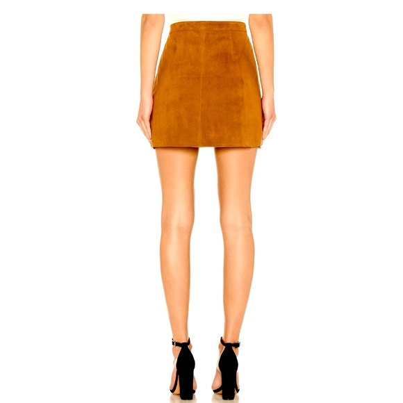 House of Harlow ‼️ SALE‼️ 1960 Leather X Revolve Suede skirt - Picture 3 of 16